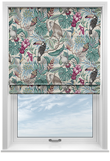 Rain Forest, Cassis - Roman Blind
